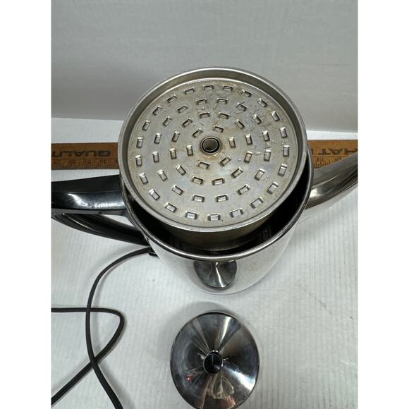 Presto Vintage Style Stainless Steel 12-Cup Coffee Maker Model 0281105 - Picture 3 of 5